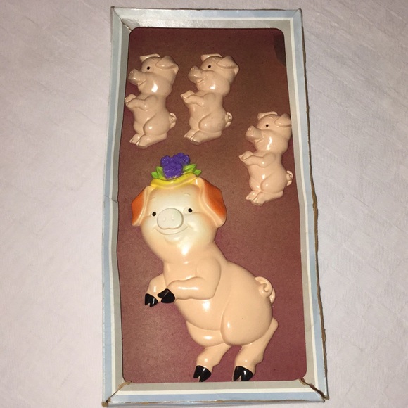 Vintage Other - VTG • Pig Chalkware •